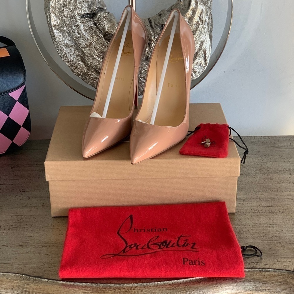 CHRISTIAN LOUBOUTIN So Kate Patent Pointed-Toe Red Sole Pump